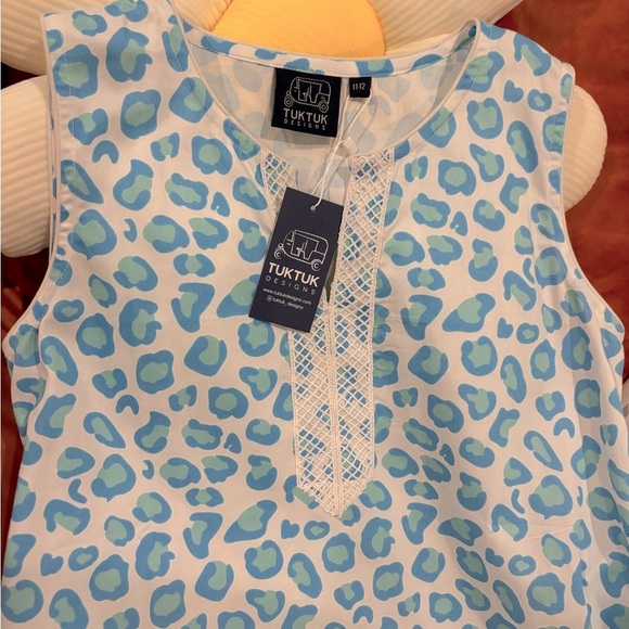 Tuk Tuk designs leopard sapphire shift dress - Picture 2 of 10